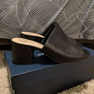 Vince Camuto Leather Mules